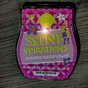New Scentsy Wildflower Mango wax bar 3.2 fl oz
